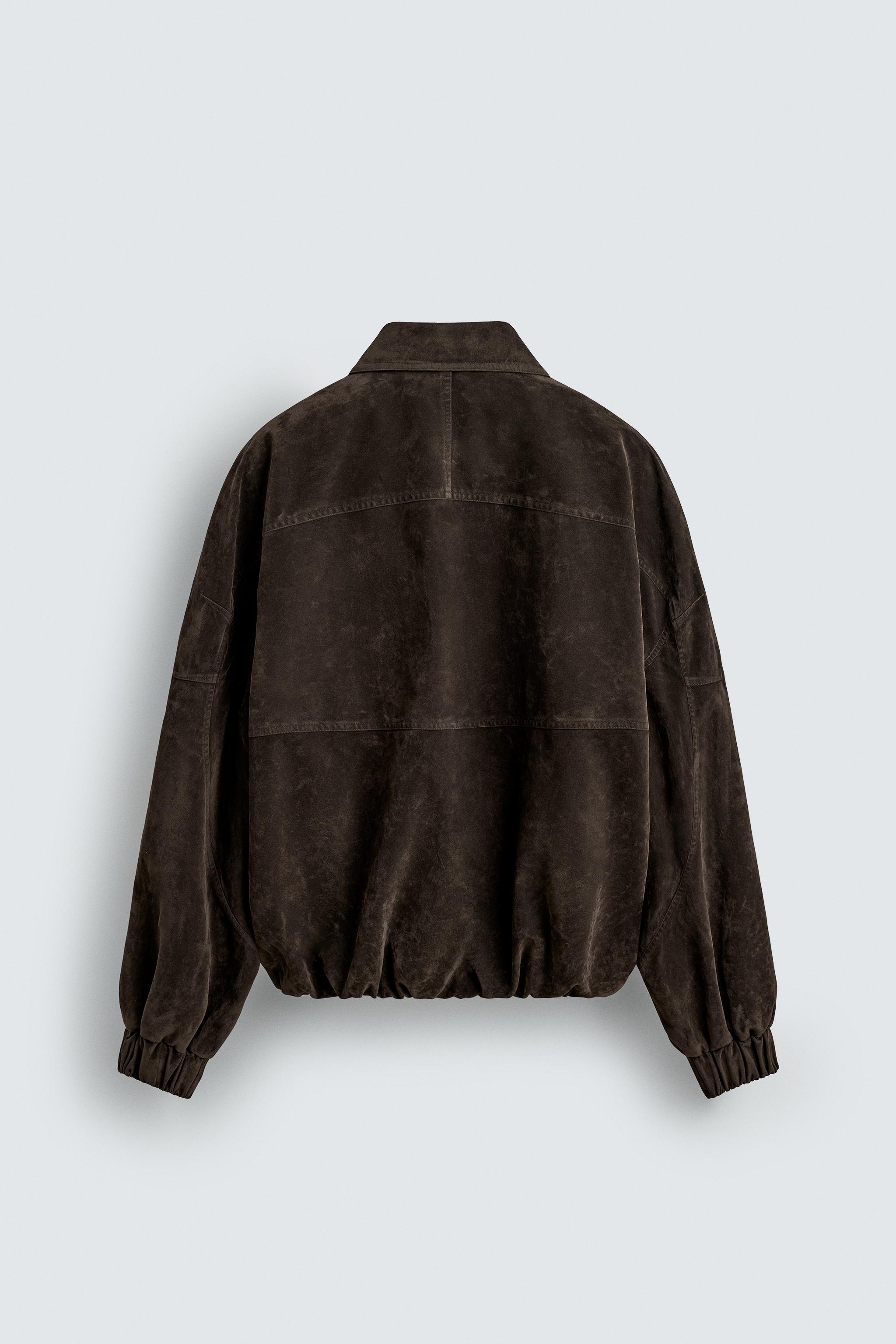 BLOUSON EFFET DAIM